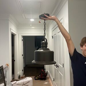 Industrial Black Pendant Light